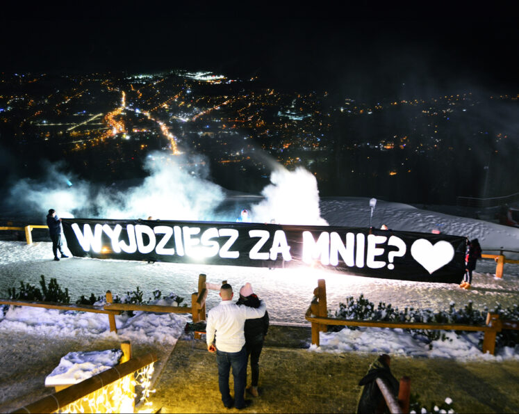 Wyjątkowe zaręczyny na Gubałówce