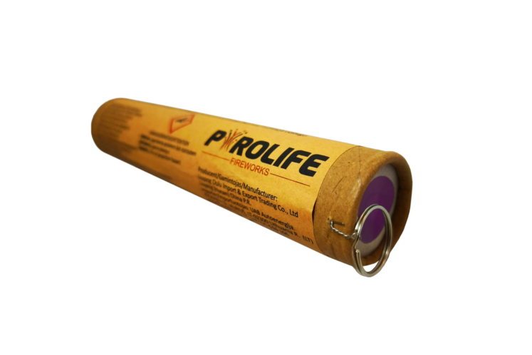 dwustronna świeca dymna fioletowa